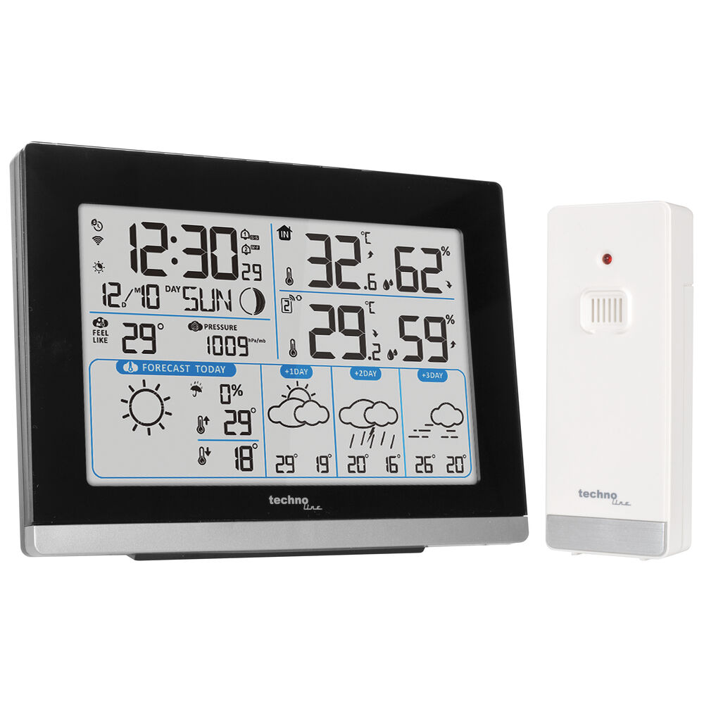 Internet-Wetterstation, WD 2100, Wetterdaten per WLAN