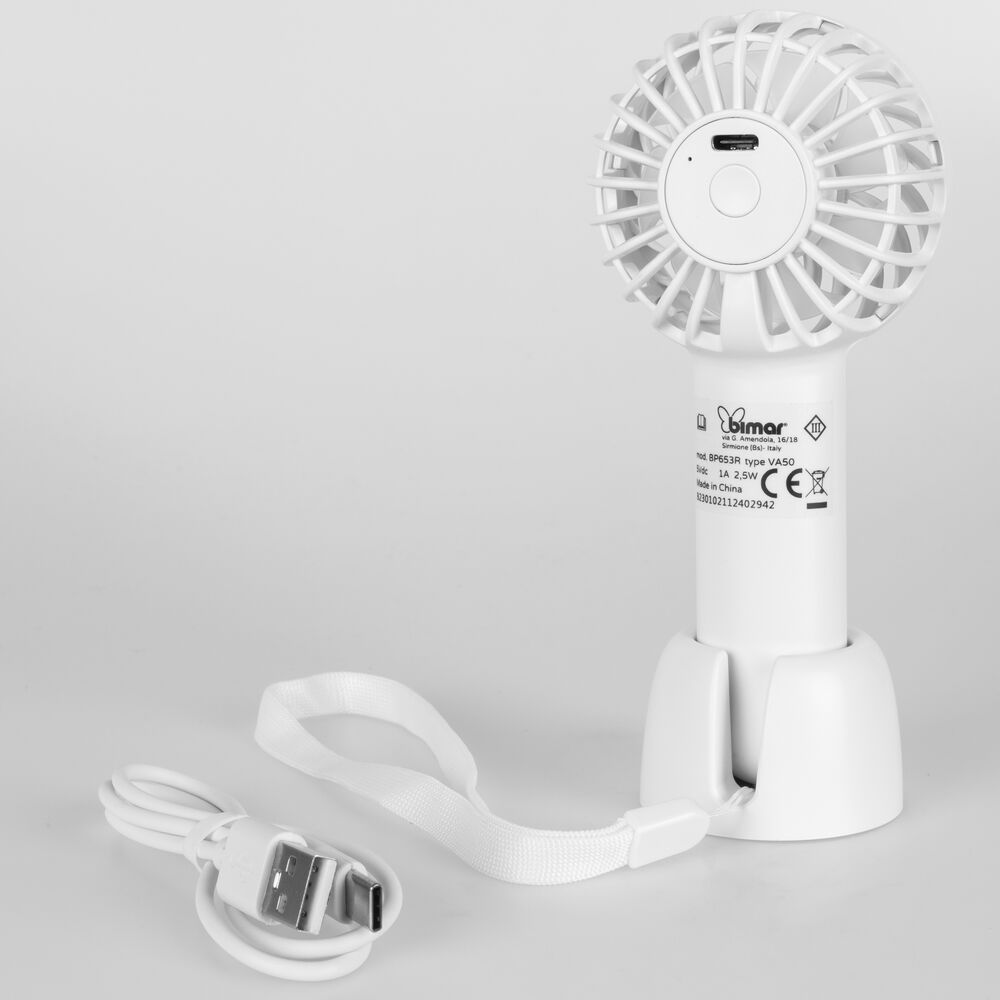 Akku-Handventilator, 5V/1A/2,5W Bild 3