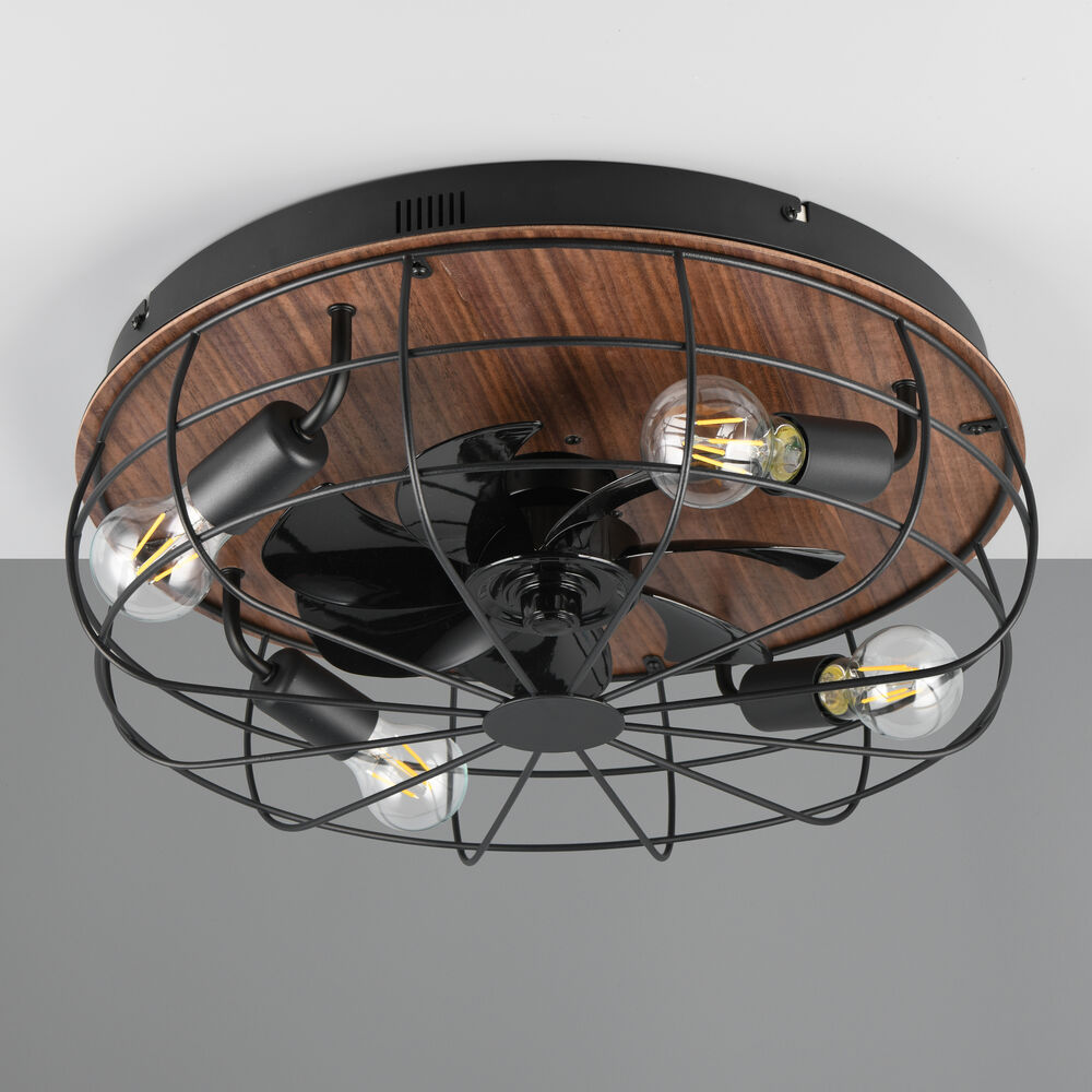 Deckenventilator, TRONDHEIM, 4 x E27/10W Bild 3