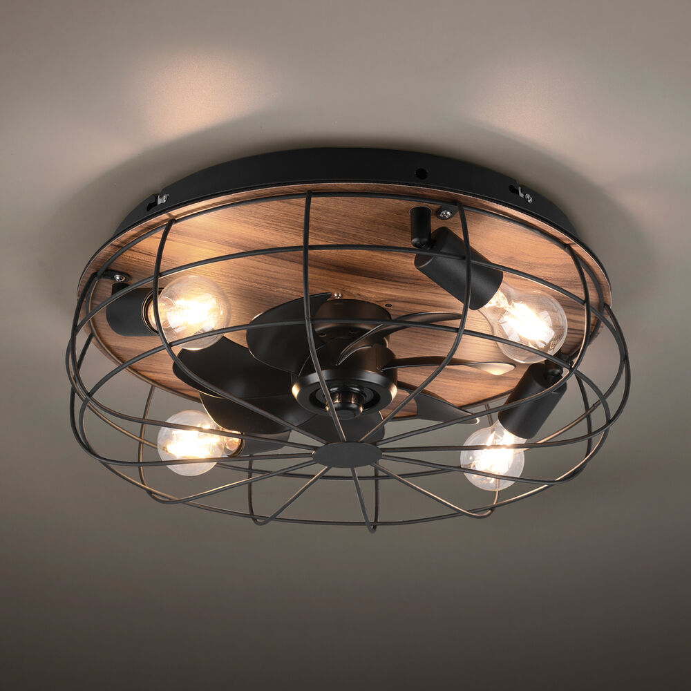Deckenventilator, TRONDHEIM, 4 x E27/10W Bild 4