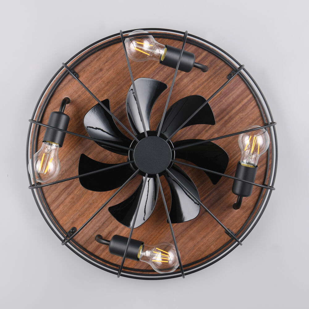 Deckenventilator, TRONDHEIM, 4 x E27/10W Bild 6