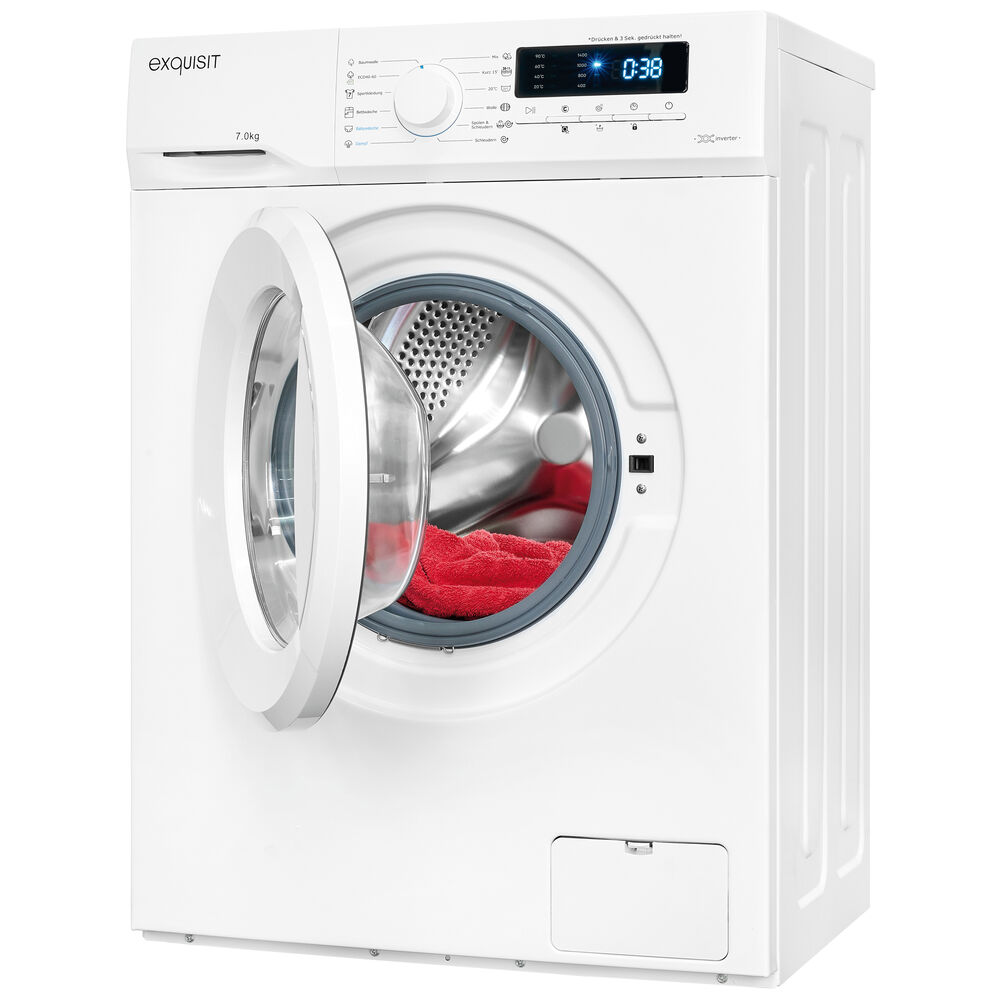 Waschmaschine, 12 Waschprogramme, Nennkapazitt 7 kg, Startzeitverzgerung einstellbar, H 845, B 595, T 495 Bild 2