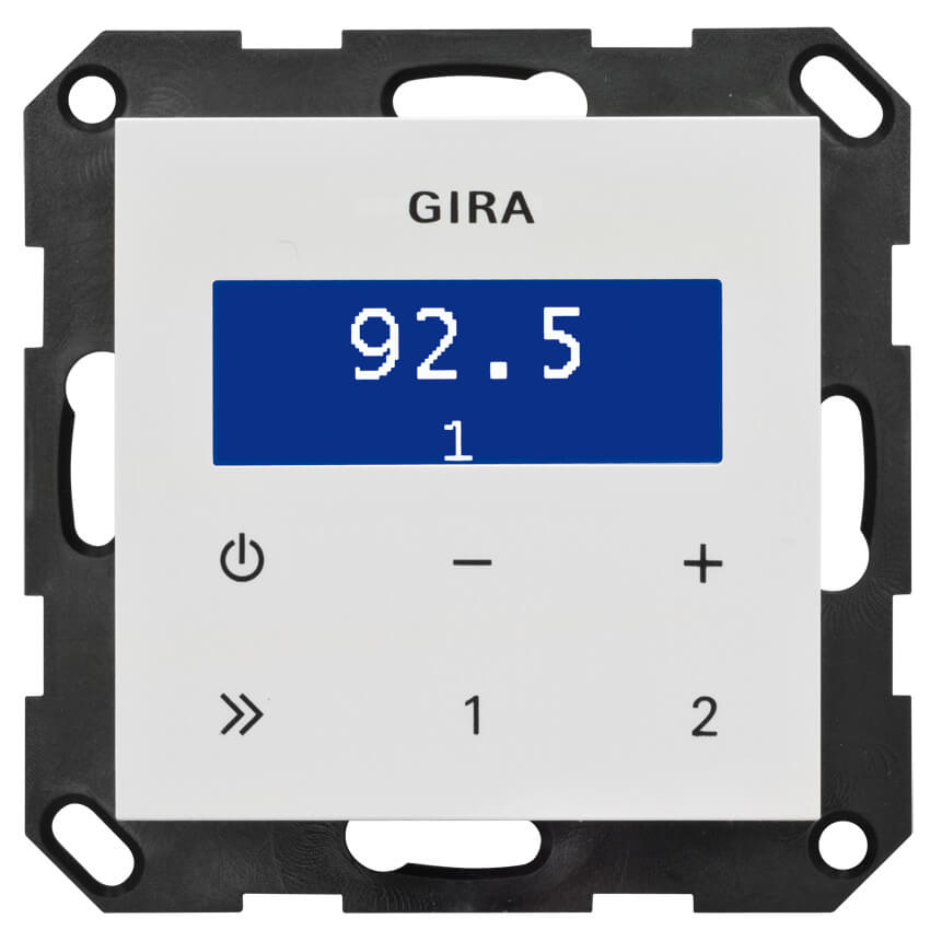 KombiUnterputzRadio, RDS, SYSTEM 55, reinweiß glänzend