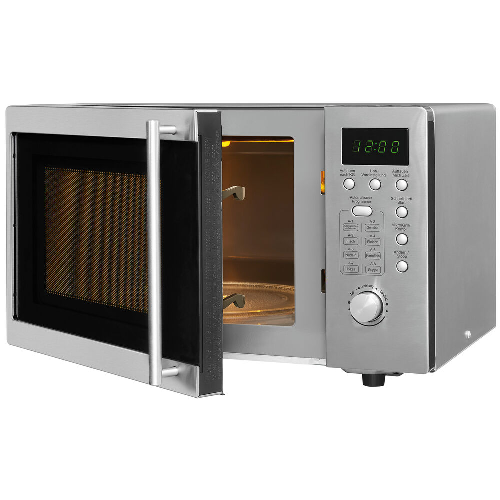 Stand- und Unterbau-Mikrowelle, mit Grillfunktion, 800 - 1000W, Garraum 20 Liter Bild 2