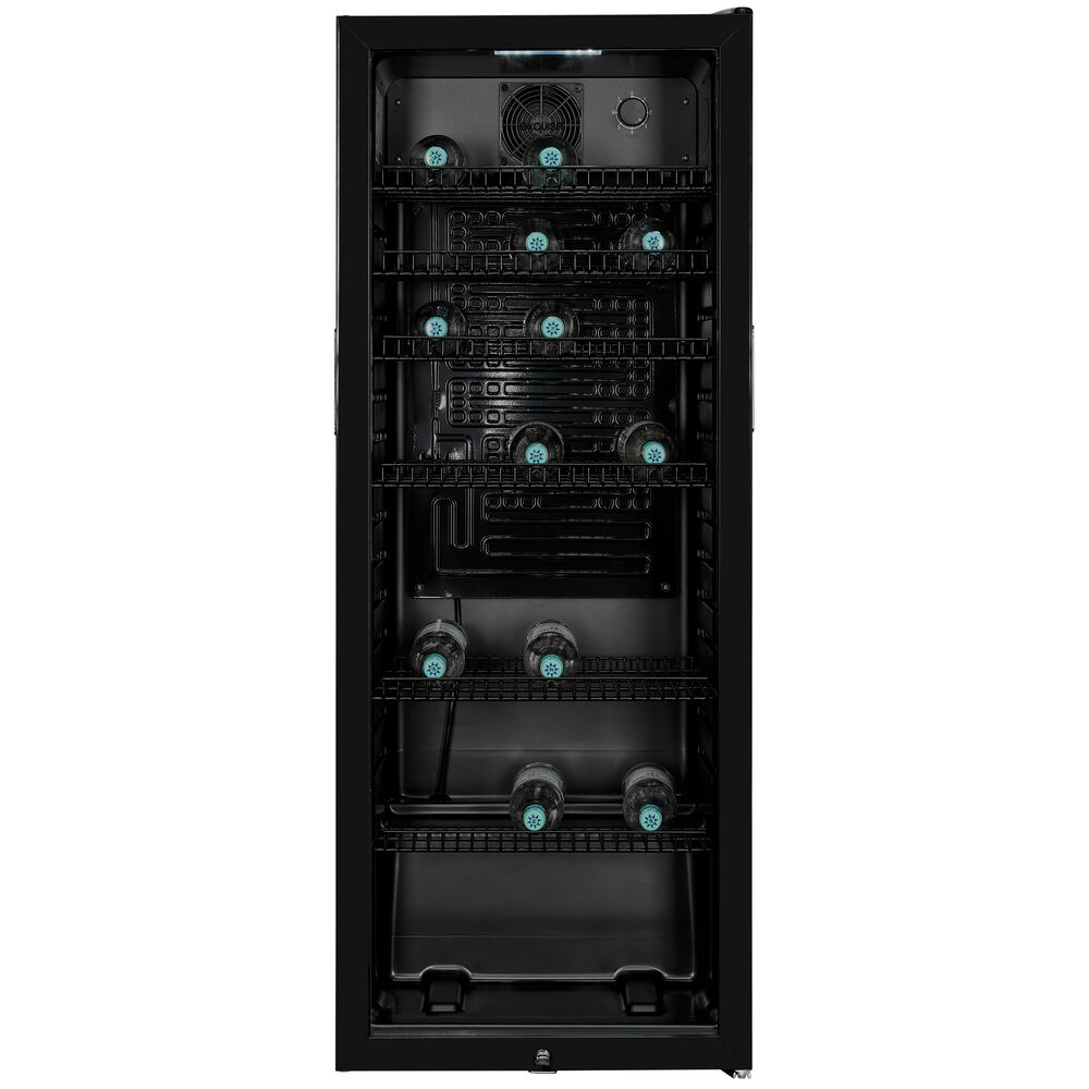 Glastrkhlschrank, 237 Liter, H 1.400 abschliebar,  schwarz Bild 3