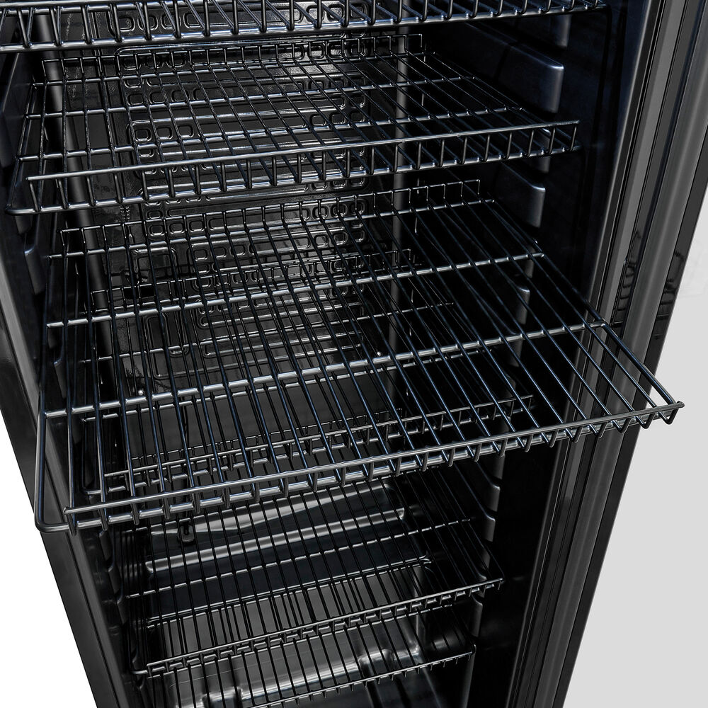 Glastrkhlschrank, 237 Liter, H 1.400 abschliebar,  schwarz Bild 8
