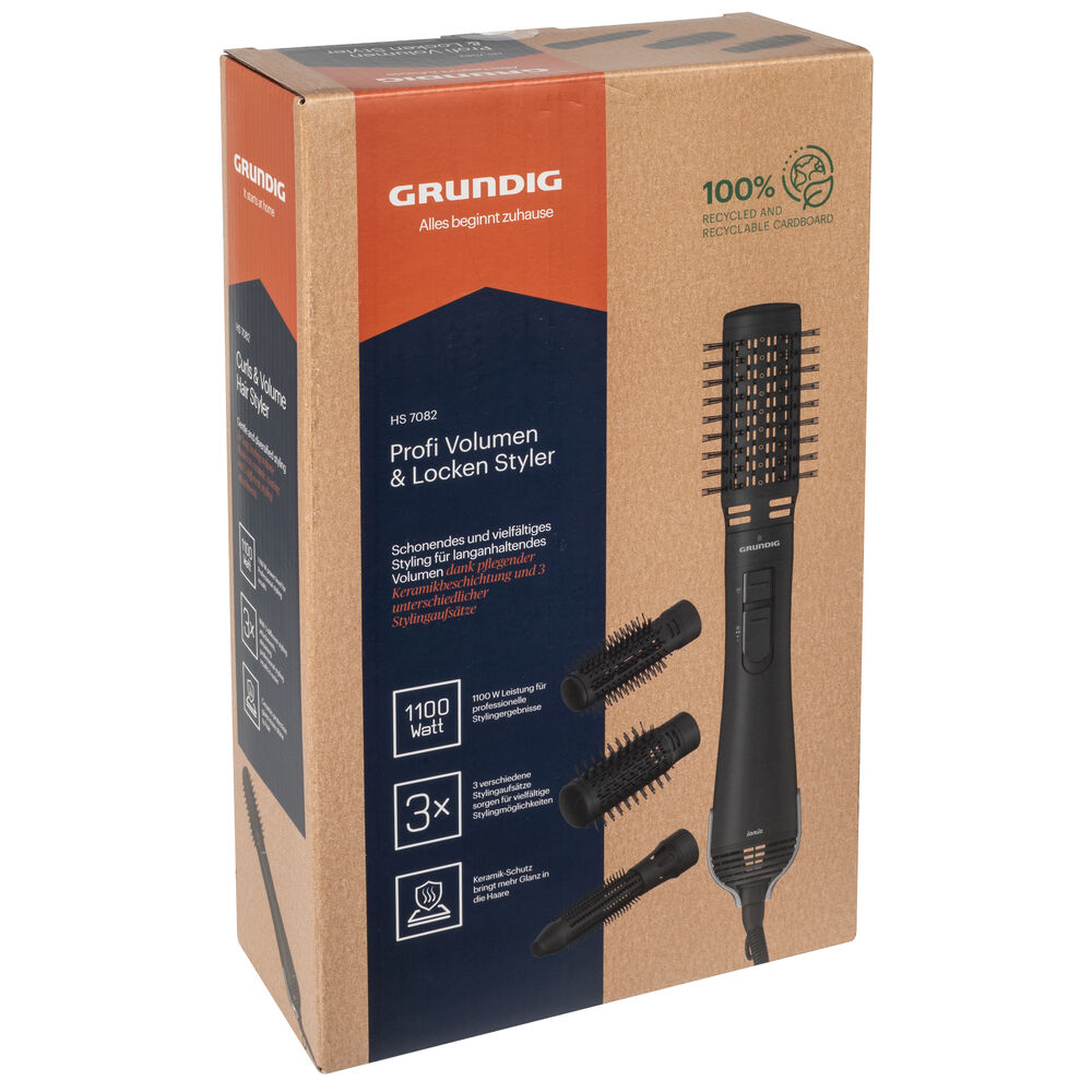 Volumen- und Lockenstyler, HS7082, 1100W Bild 4