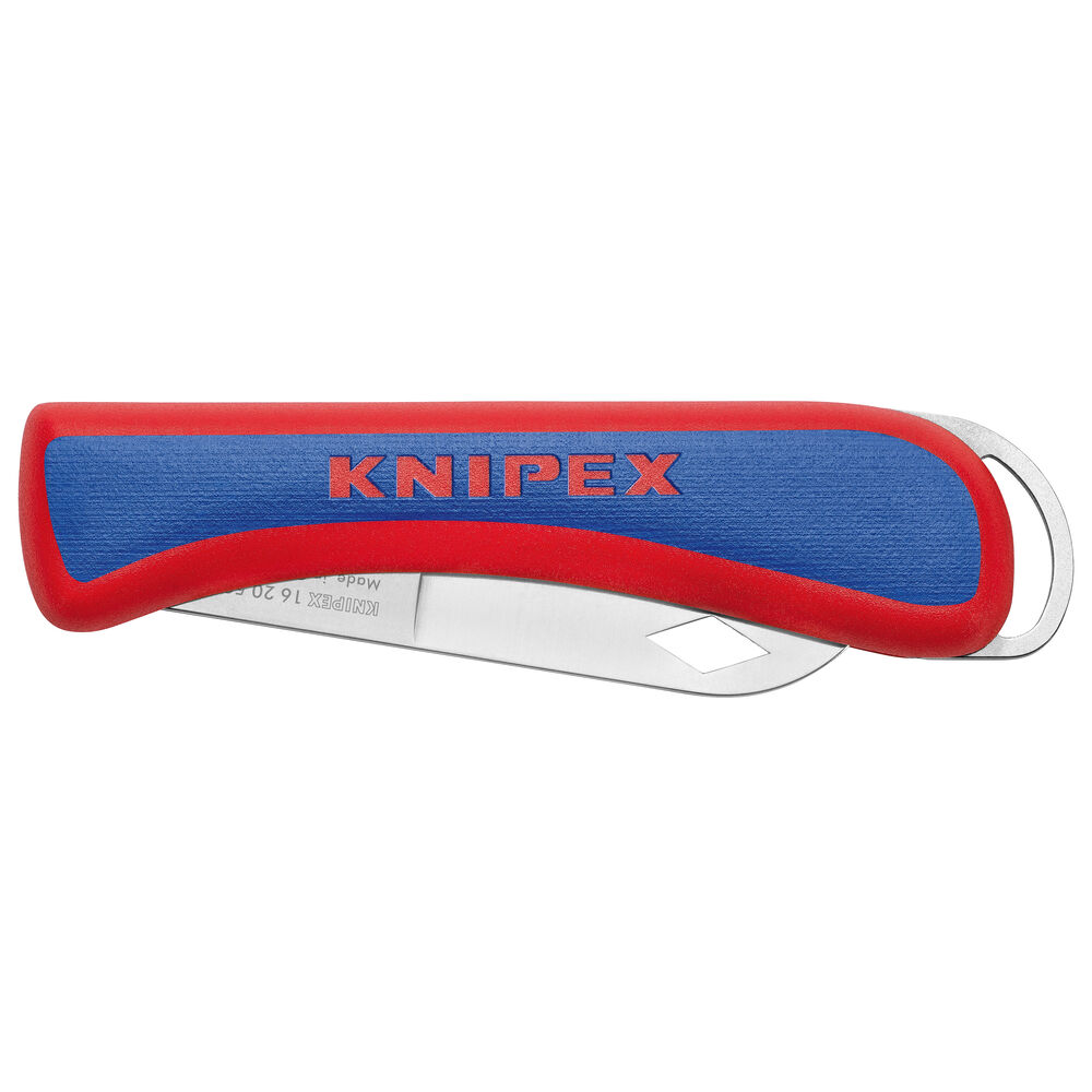 Kabel-Messer, mit Kunststoffgriffschalen, Klinge mit Griffhilfe Bild 2