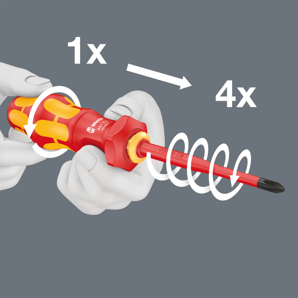 VDE-Schraubendreher-Set, Kompakt Turbo i 1, 16 teilig, mit Falttasche Bild 6