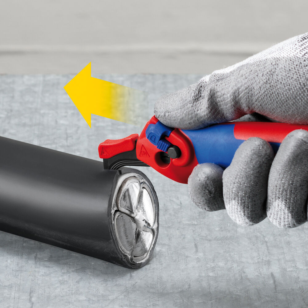 Abmantelungsmesser, mit Gleitschuh und Ratschenfunktion, L 146 Bild 7