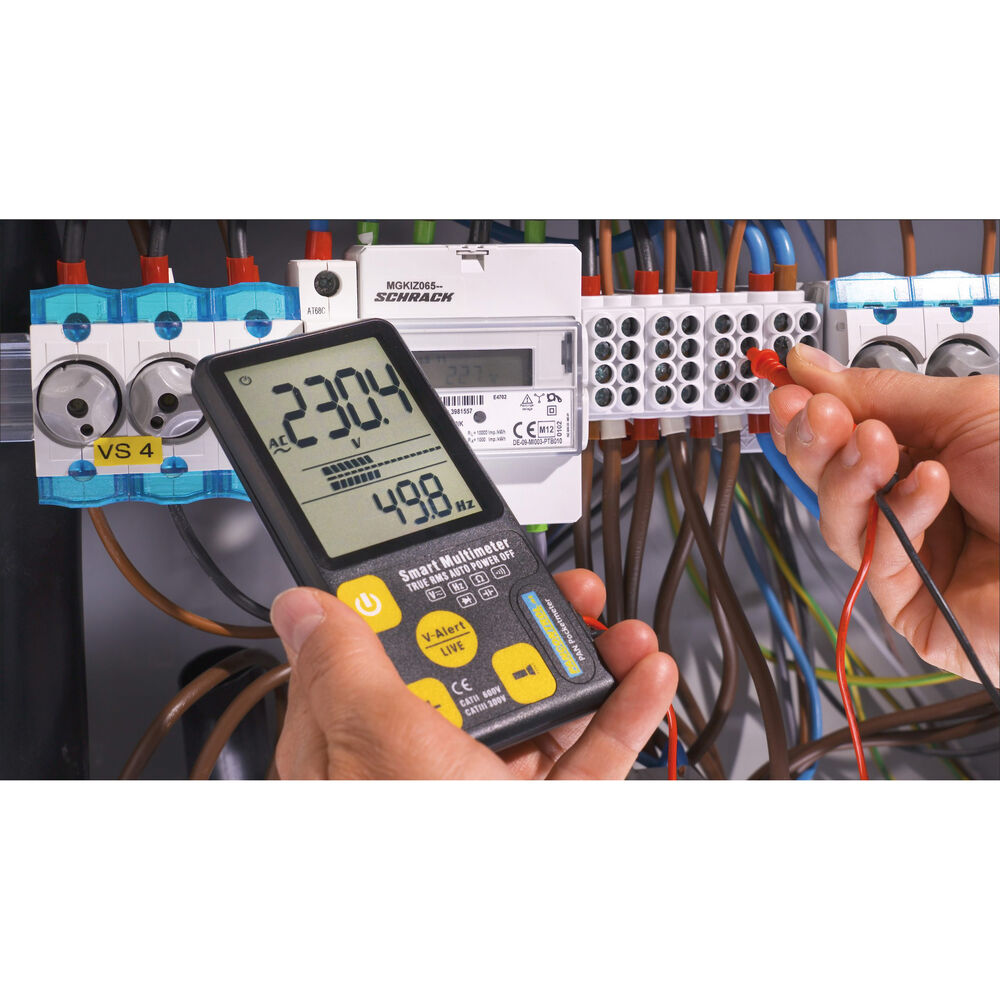 Taschen-Digital-Multimeter, POCKETMETER, im Handyformat, CAT III 300V/CAT II 600V Bild 3