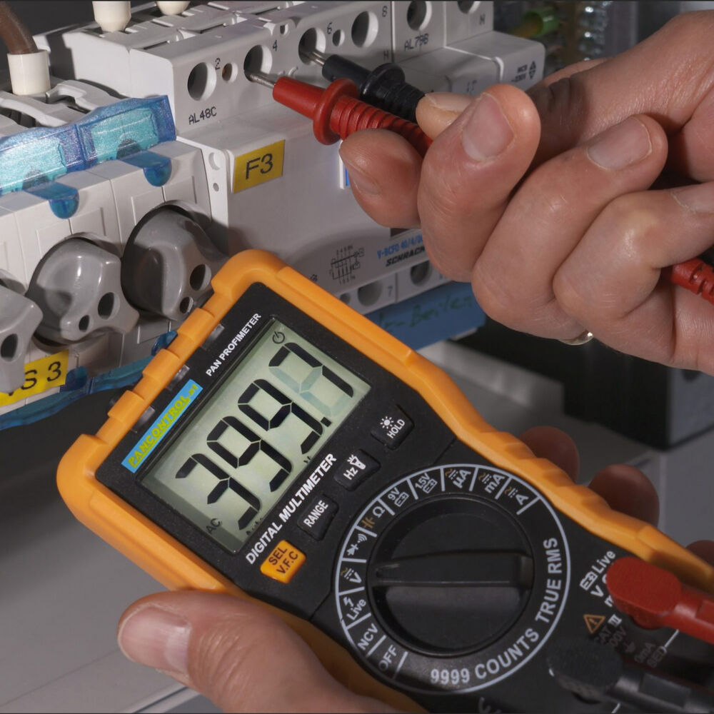 Digital-Multimeter mit T-RMS, Profimeter, LCD-Digitalanzeige, CAT III 600V Bild 2