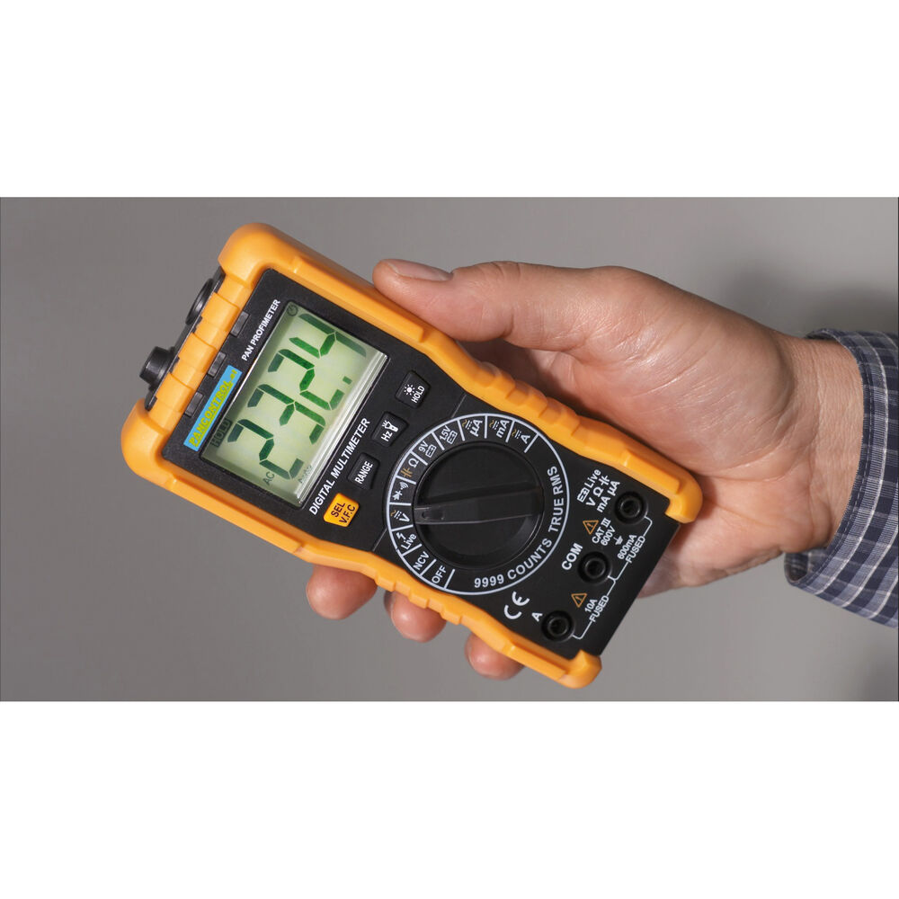 Digital-Multimeter mit T-RMS, Profimeter, LCD-Digitalanzeige, CAT III 600V Bild 9