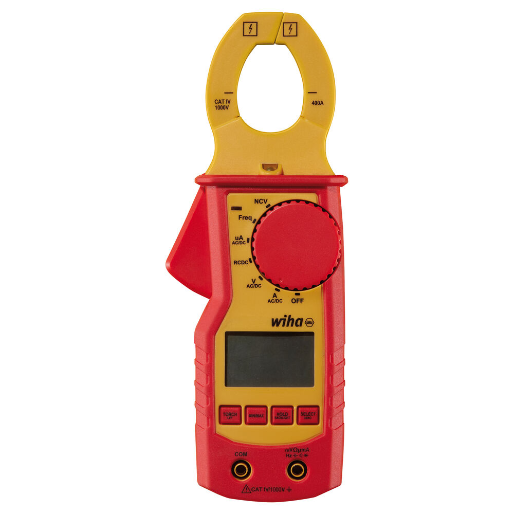 Digital-Stromzangen-Multimeter mit T-RMS, LCD-Digitalanzeige, CAT IV 1000V