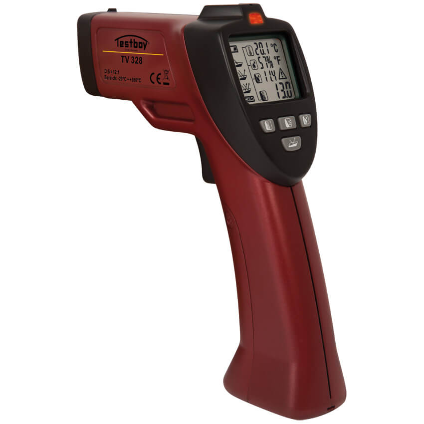 Infrarot-Laserthermometer, TV328, -20 bis +350 C