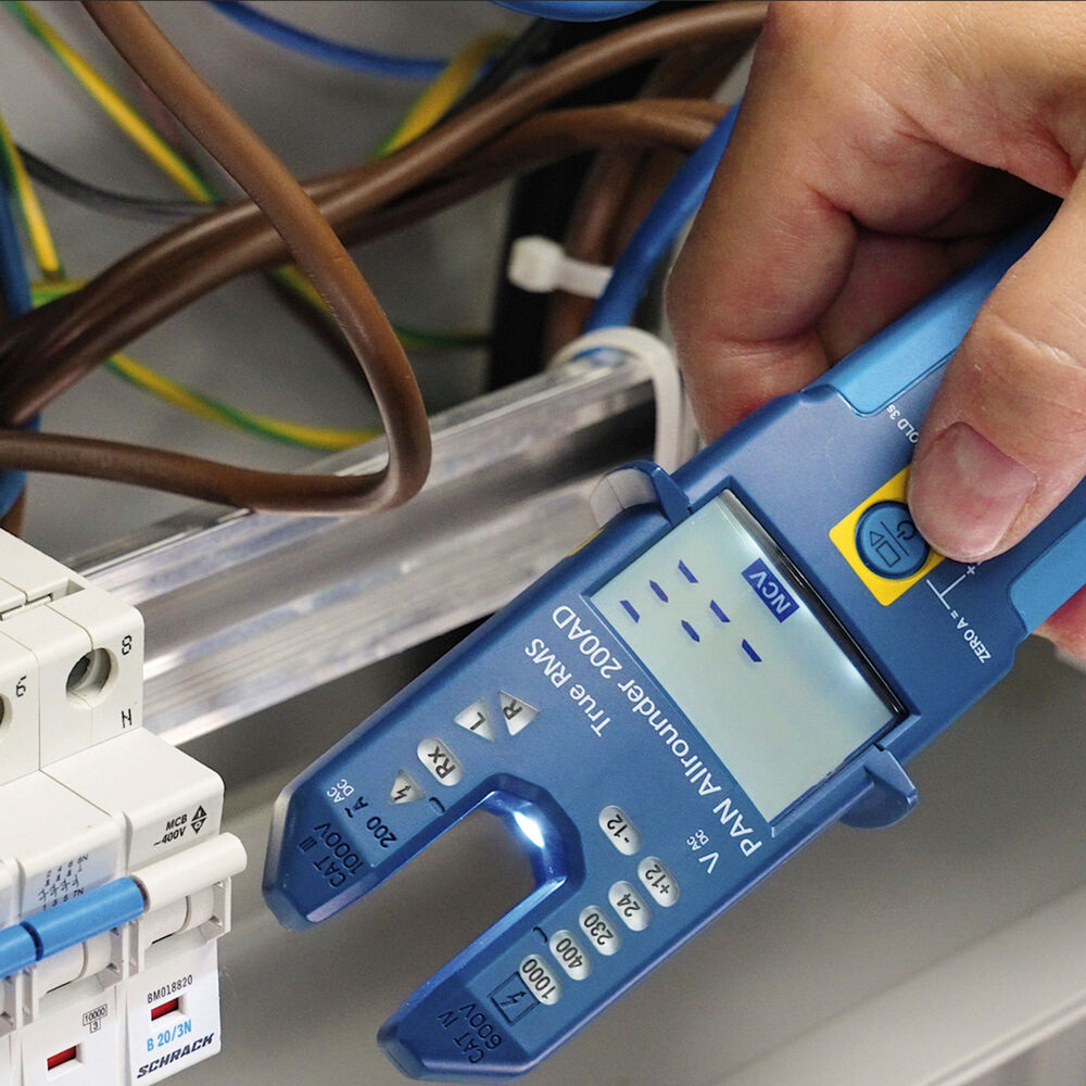Spannungsprfer, PAN Allrounder 200AD, 0,1 bis 1.000VAC/1.500V-DC, mit Zangenfunktion Bild 3