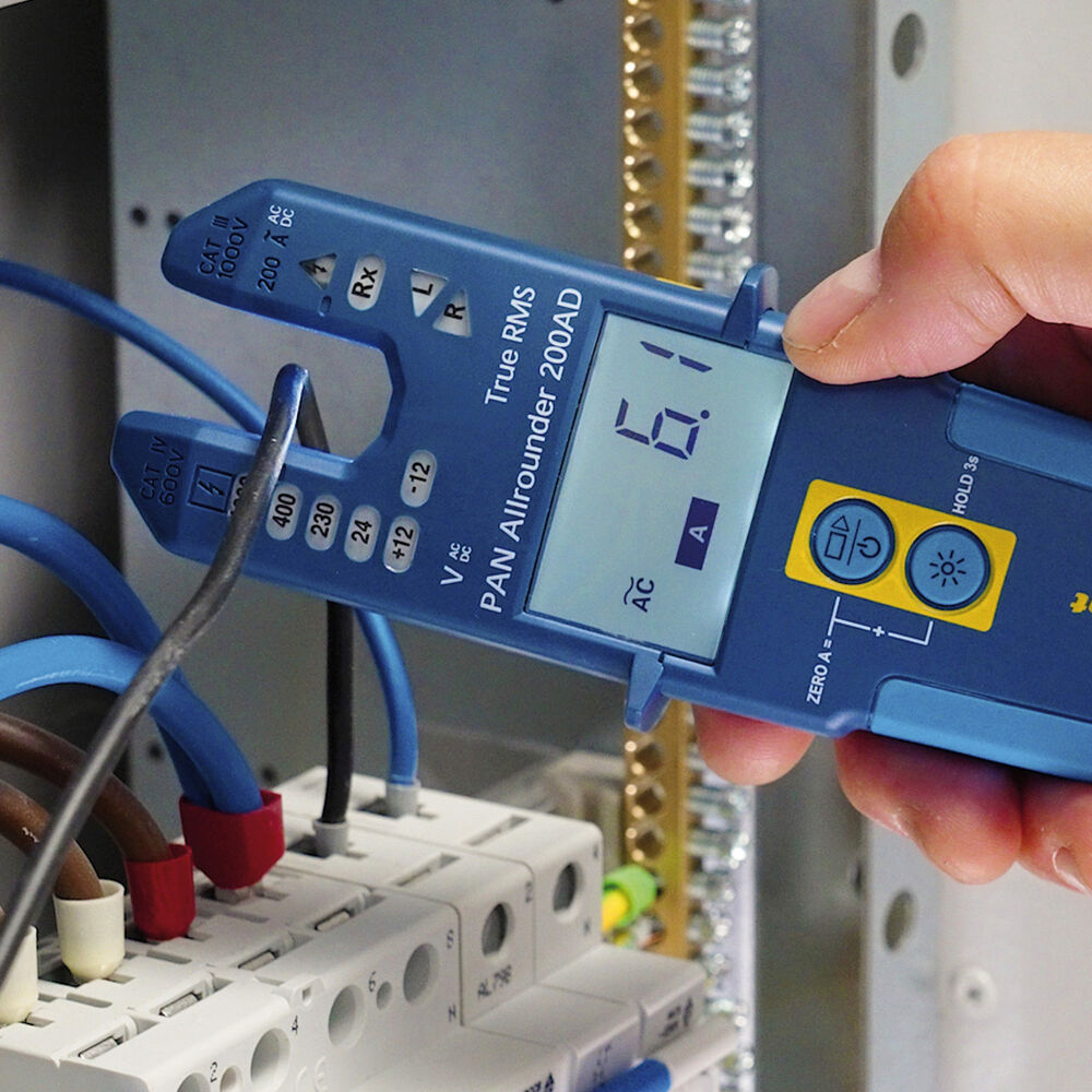 Spannungsprfer, PAN Allrounder 200AD, 0,1 bis 1.000VAC/1.500V-DC, mit Zangenfunktion Bild 5