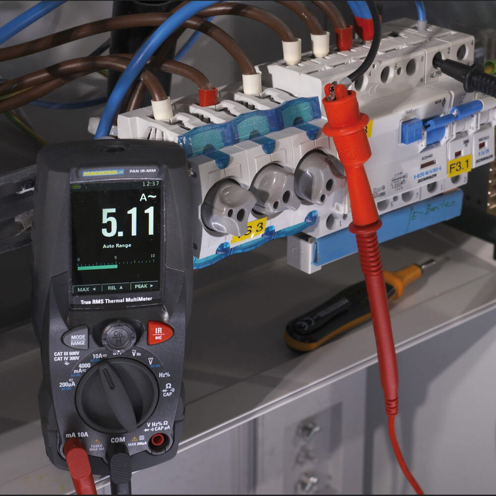 Digital-Multimeter, PAN IR-MM, CAT III 600V, mit Infrarot Wrmebildkamera Bild 2