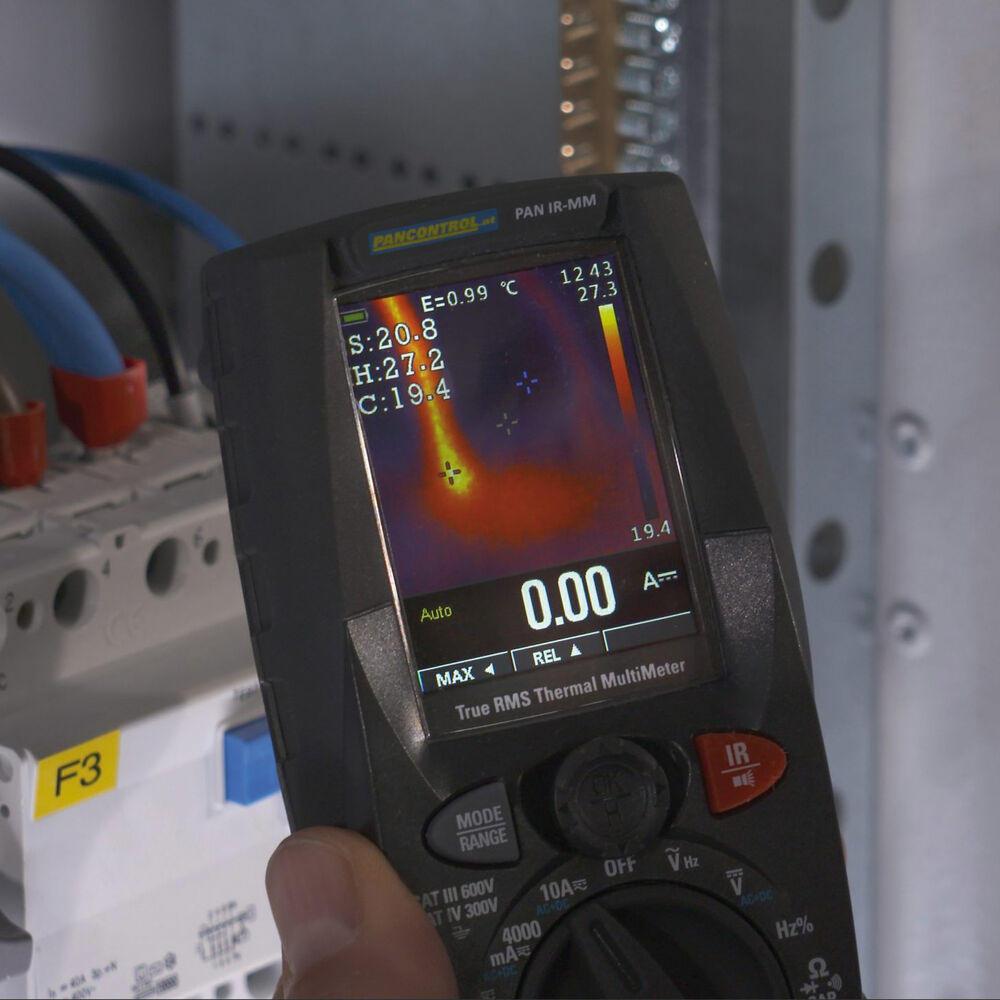 Digital-Multimeter, PAN IR-MM, CAT III 600V, mit Infrarot Wrmebildkamera Bild 4