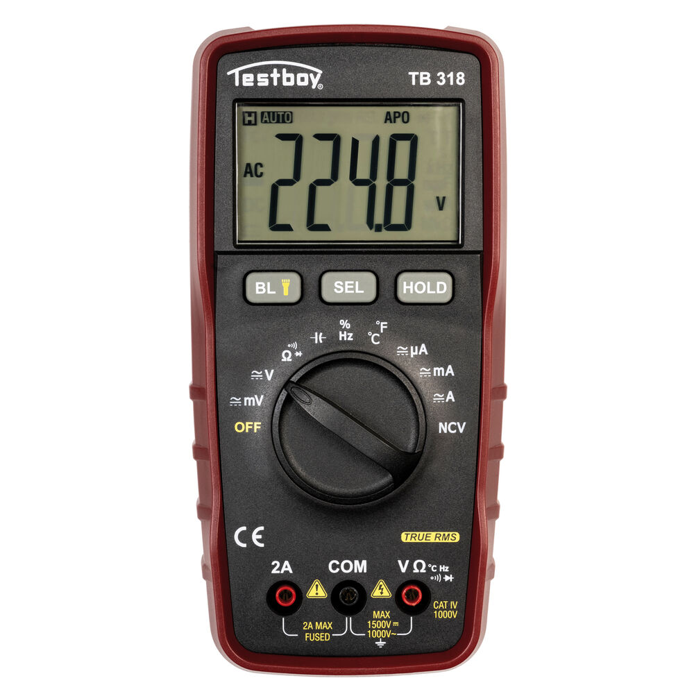 Digital-Multimeter, TB 318, CAT IV 1.000V, auch fr Photovoltaik-Anlagen