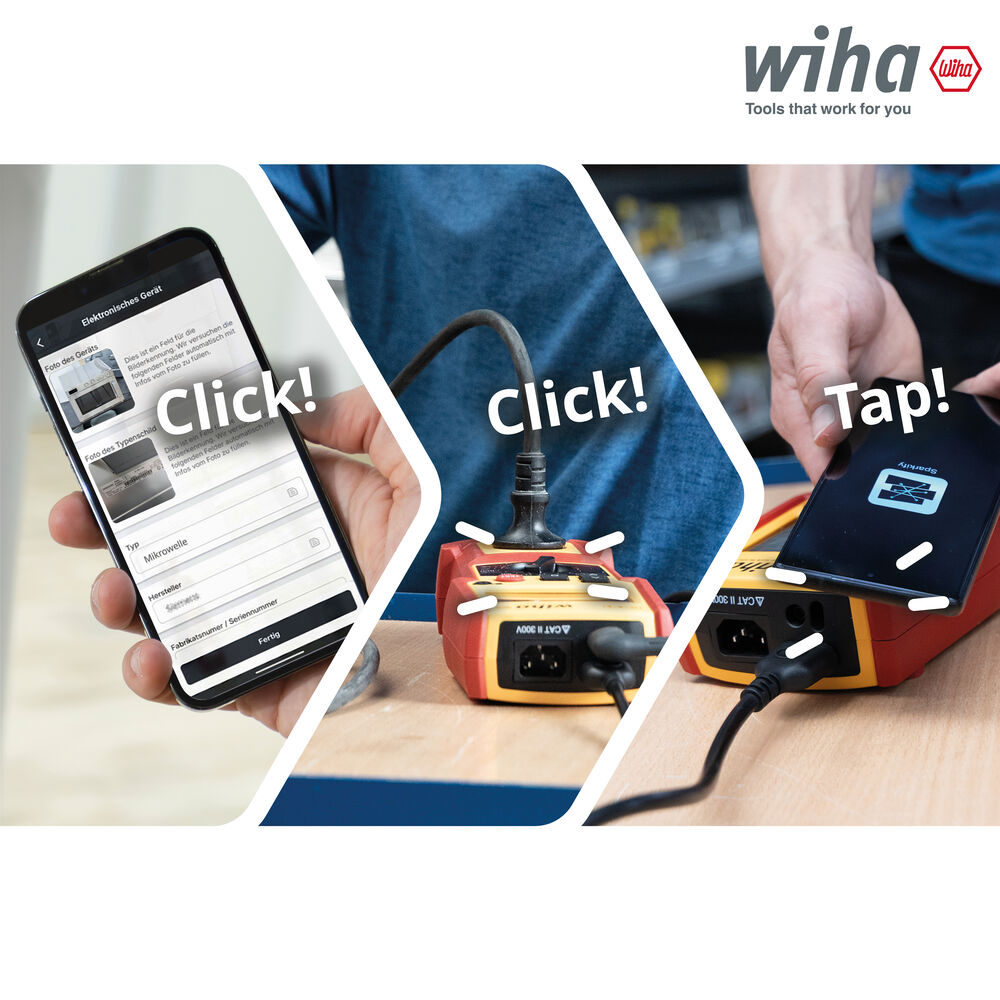 Ger�tetester, PAT one, mit APP-Dokumentation und Werkzeug Bild 2