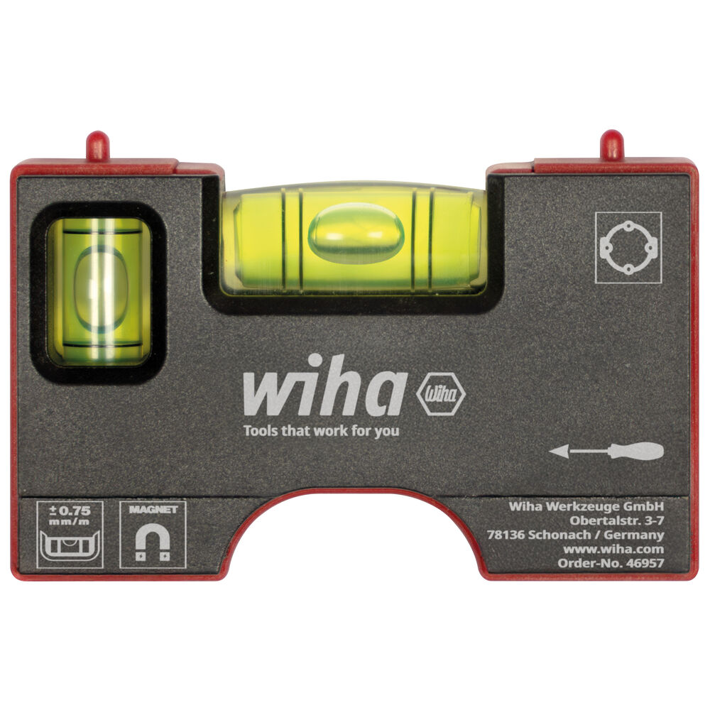 Wasserwaage, POCKET, f�r Schalter und Steckdosen, L 80
