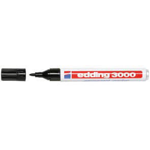 Permanentmarker, EDDING 3000, schwarz