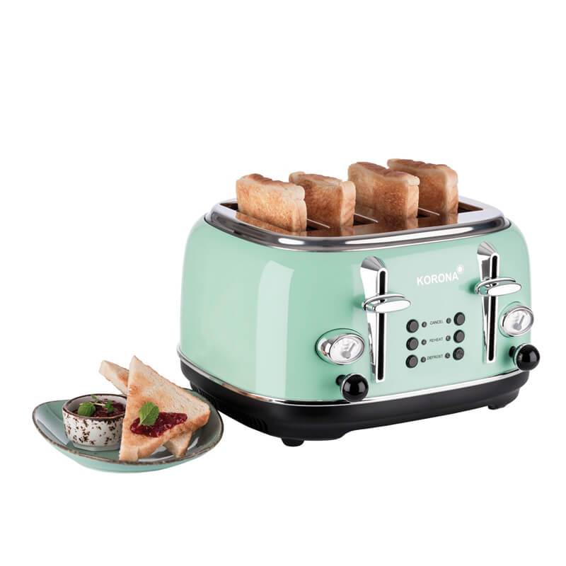 RETRO-Toaster, 1630W, fr 2+2 Brotscheiben Bild 2