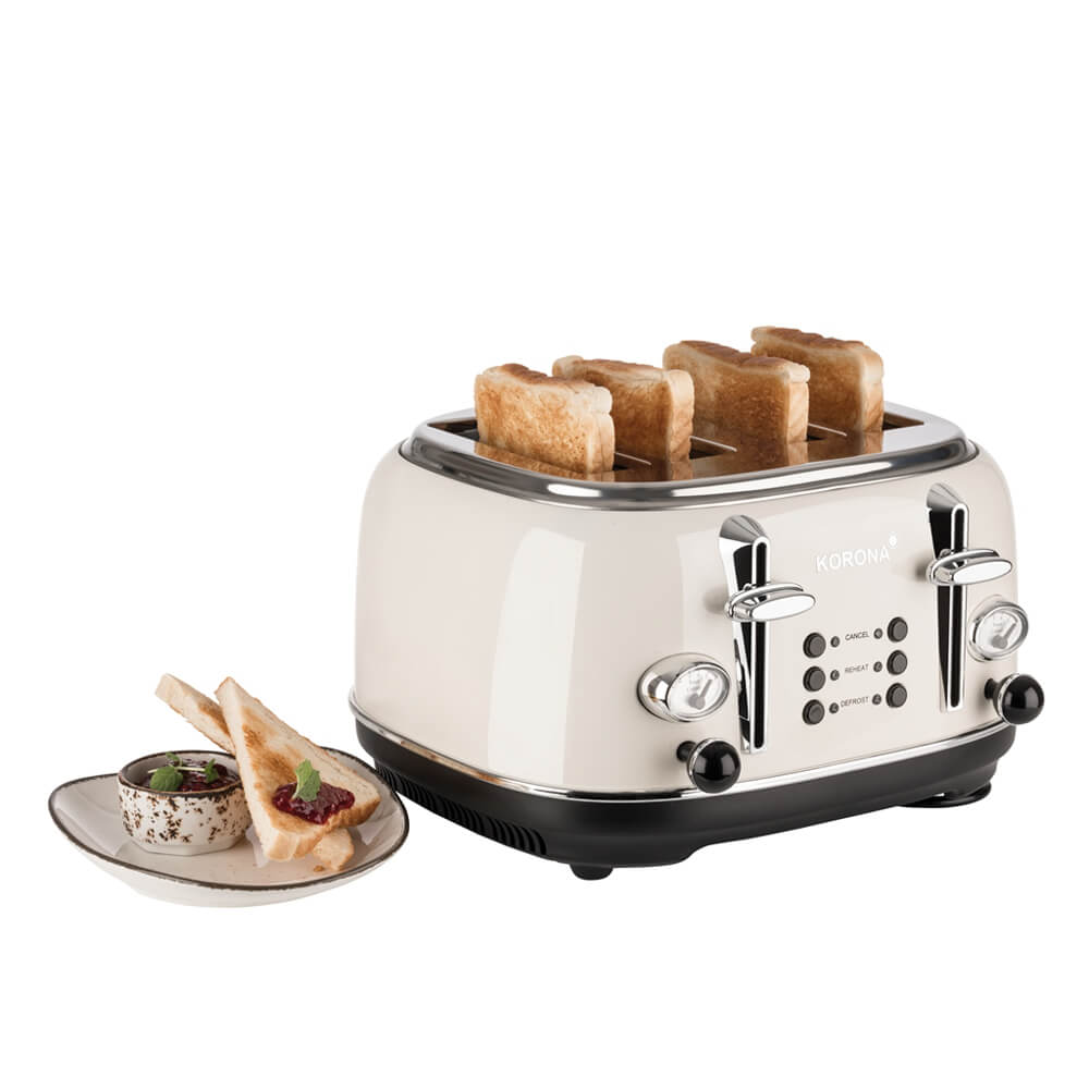 RETRO-Toaster, 1.630W, fr 2+2 Brotscheiben Bild 2