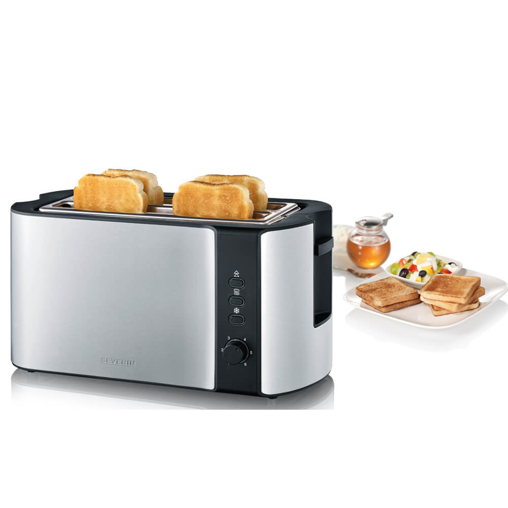 Langschlitz-Toaster, AT 2590, 1400W, fr 4 Brotscheiben Bild 2