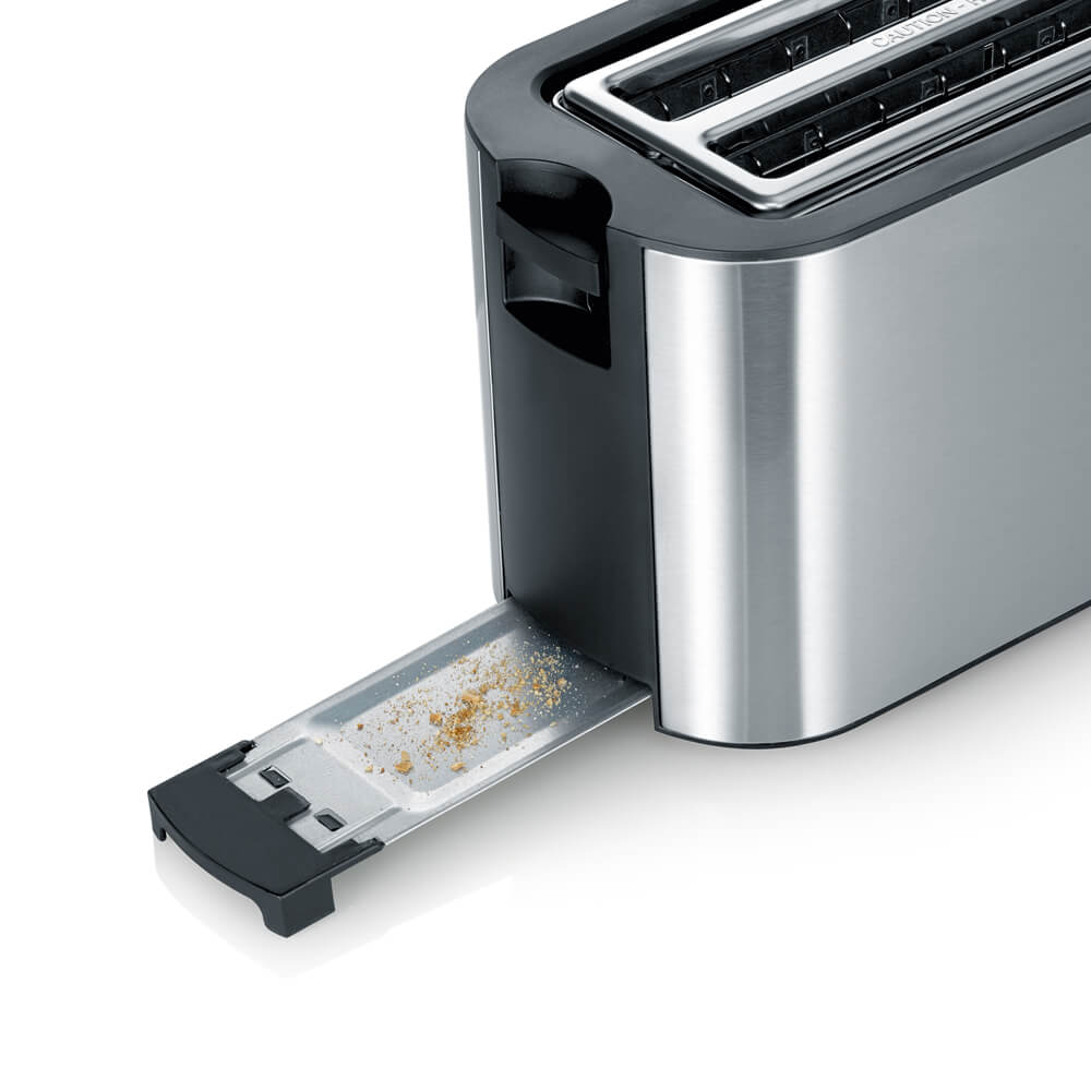 Langschlitz-Toaster, AT 2590, 1.400W, fr 4 Brotscheiben Bild 4