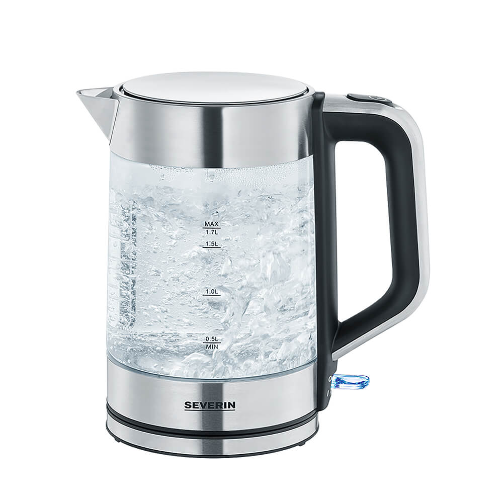 Glas-Wasserkocher, WK 3420, 2200W, Fassungsvermgen 1,7 Liter Bild 2
