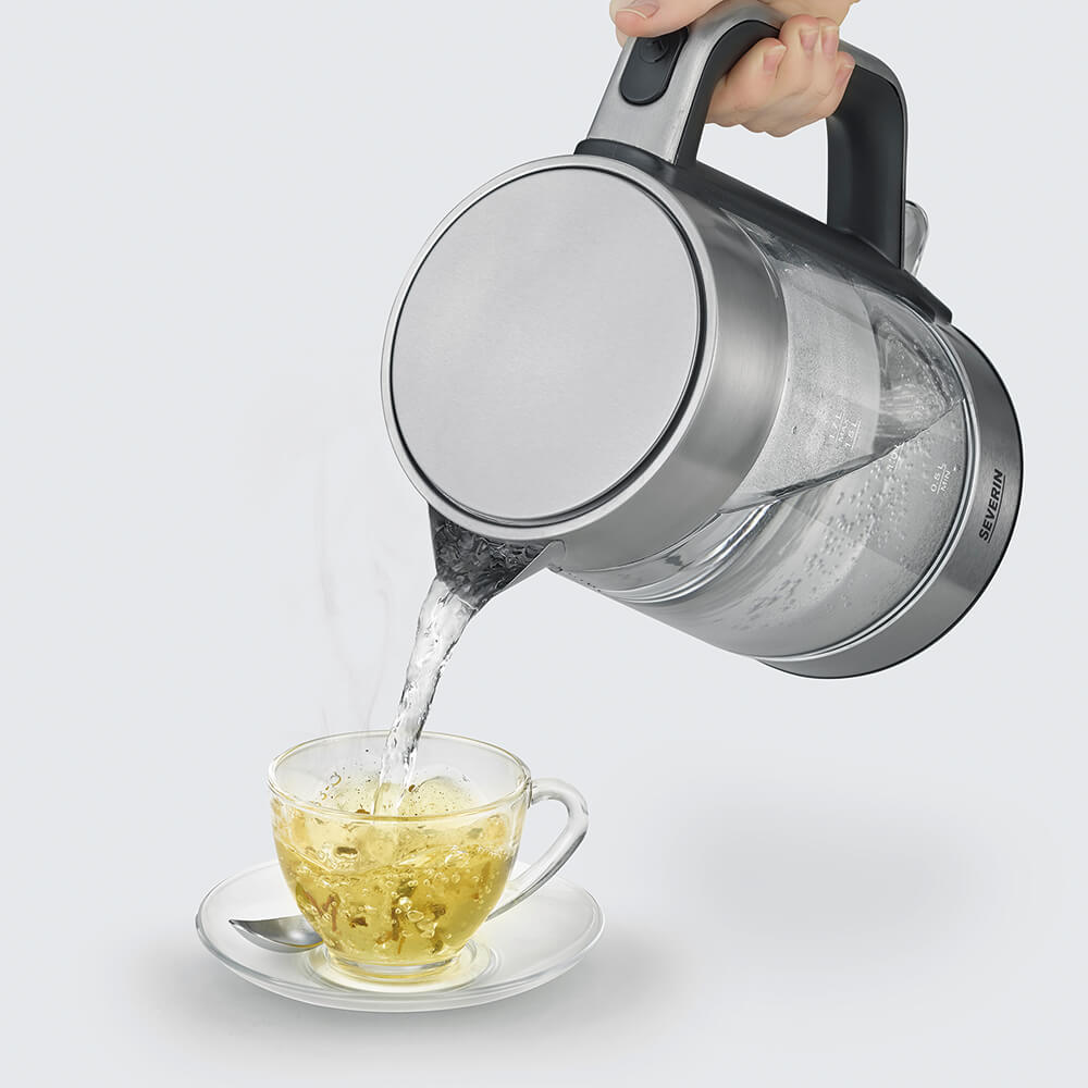 Glas-Wasserkocher, WK 3420, 2200W, Fassungsvermgen 1,7 Liter Bild 3