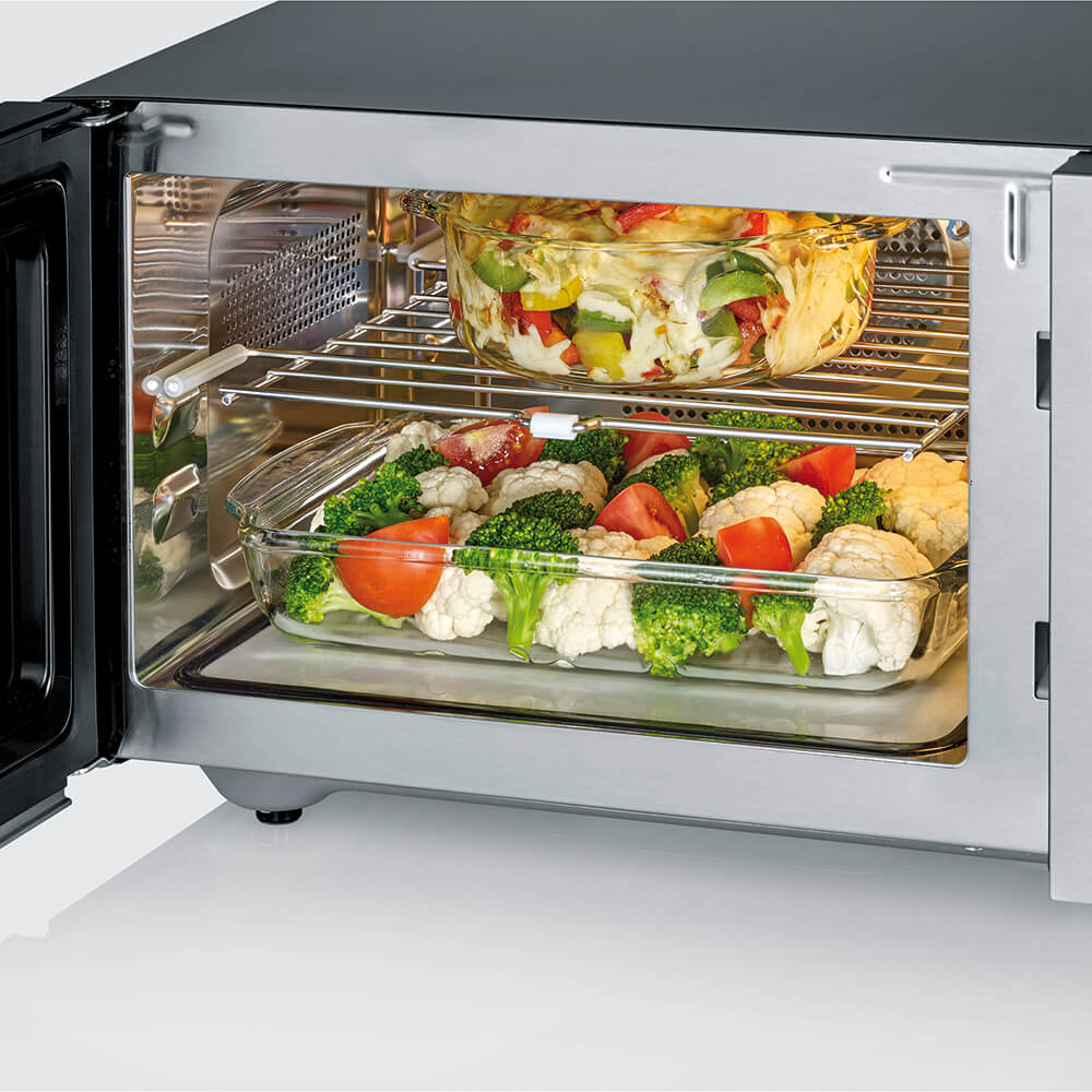 Mikrowelle, MW 7758, 900W/1200W/2050W, mit Grill- und Heiluftfunktion Bild 5