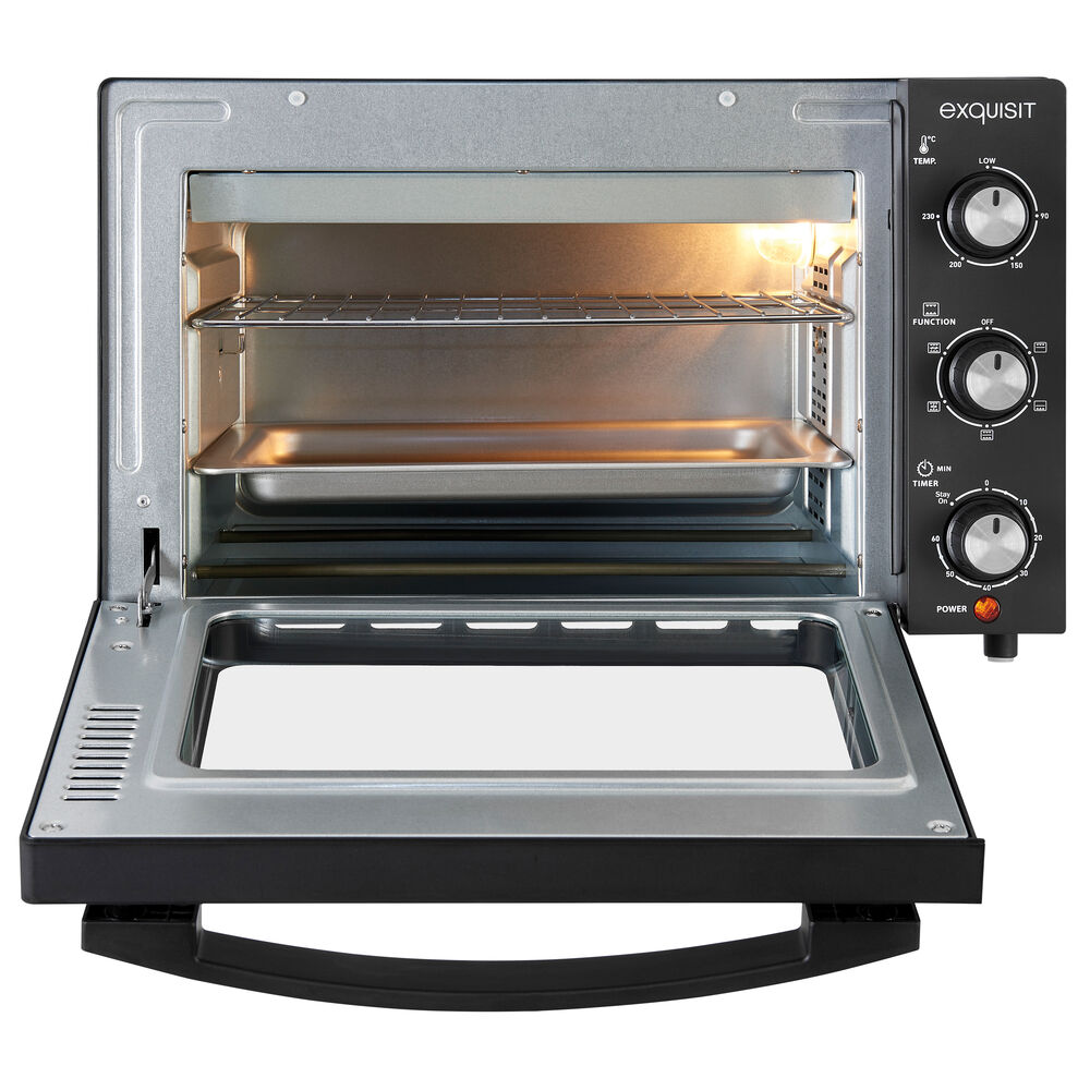 Mini-Backofen, mit Drehspie und Umluftfunktion, 1500W, Garraum 20 Liter Bild 4