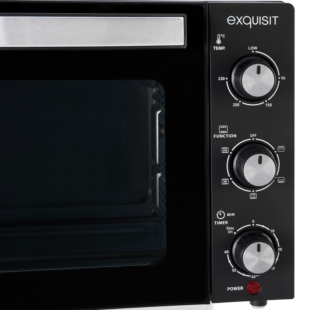 Mini-Backofen, mit Drehspie und Umluftfunktion, 1500W, Garraum 20 Liter Bild 6