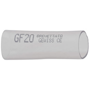 Verbindungsmuffe fr <BR>gewelltes Rohr,<BR>transparent
