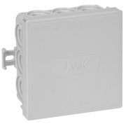 AP-Kabeldose,<BR>ohne Klemmen,<BR>mit Steckdeckel,<BR>L 85, B 85, H 37