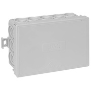 AP-Kabeldose,<BR>ohne Klemmen,<BR>mit Steckdeckel,<BR>L 130, B 85, H 42