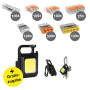 WAGO-Klemmen-Paket<BR>inkl. LED-Multifunktionsleuchte