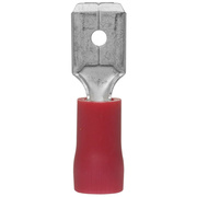 Flachstecker,<BR>PVC-Isolation,<BR>DIN 46237