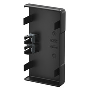 Endstck,<BR>fr Brstungskanal,<BR>tiefschwarz,<BR>70 x 130