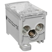 Phasenverteilerblock, 250A,<BR>2 Eingnge und 3 Ausgnge