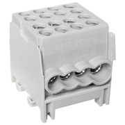 Hauptleitungs-Abzweigklemme,<BR>1-polig,<BR>2 Eingnge 25 mm,<BR>6 Ausgnge 16 mm,<BR>verzinnt