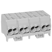 Hauptleitungs-Abzweigklemme,<BR>je Block<BR>2 Eingnge 35 mm,<BR>2 Ausgnge 25 mm