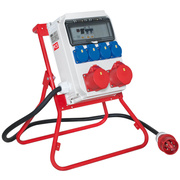 Mobile CEE-<BR>Steckdosenverteilung,<BR>ANIF4,<BR>Eingang:<BR>16A CEE-Leitung 2 m,<BR>Ausgang:<BR>2 x 16A CEE,