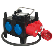 Mobile CEE-<BR>Steckdosenverteilung,<BR>IMST,<BR>Eingang:<BR>32A CEE-Leitung, 1,5 m,<BR>Ausgang:<BR>1 x 16A.CEE,<BR>