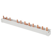 Steg-Phasenschiene/FI+LS,<BR>10 mm,<BR>3-polig,<BR>L-Form,<BR>fr 8 LS + 1 4-poligen FI-Schalter<BR>