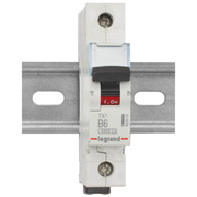 Leitungsschutzschalter,<BR>Baureihe LEXIC TX,<BR>1-polig,<BR>B-Charakteristik,<BR>1 TE