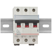 Leitungsschutzschalter,<BR>Baureihe LEXIC TX,<BR>3-polig,<BR>C-Charakteristik,<BR>3 TE